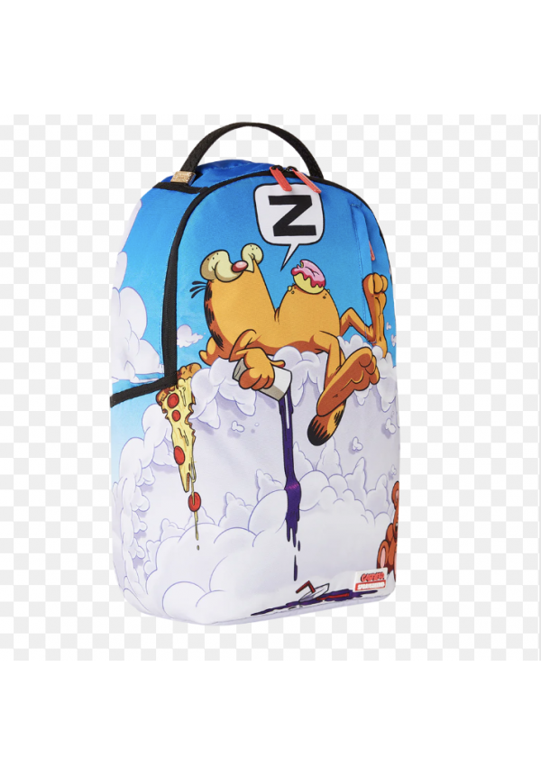 SPRAYGROUND GARFIELD SLEEPING ON SHARK MOUTH